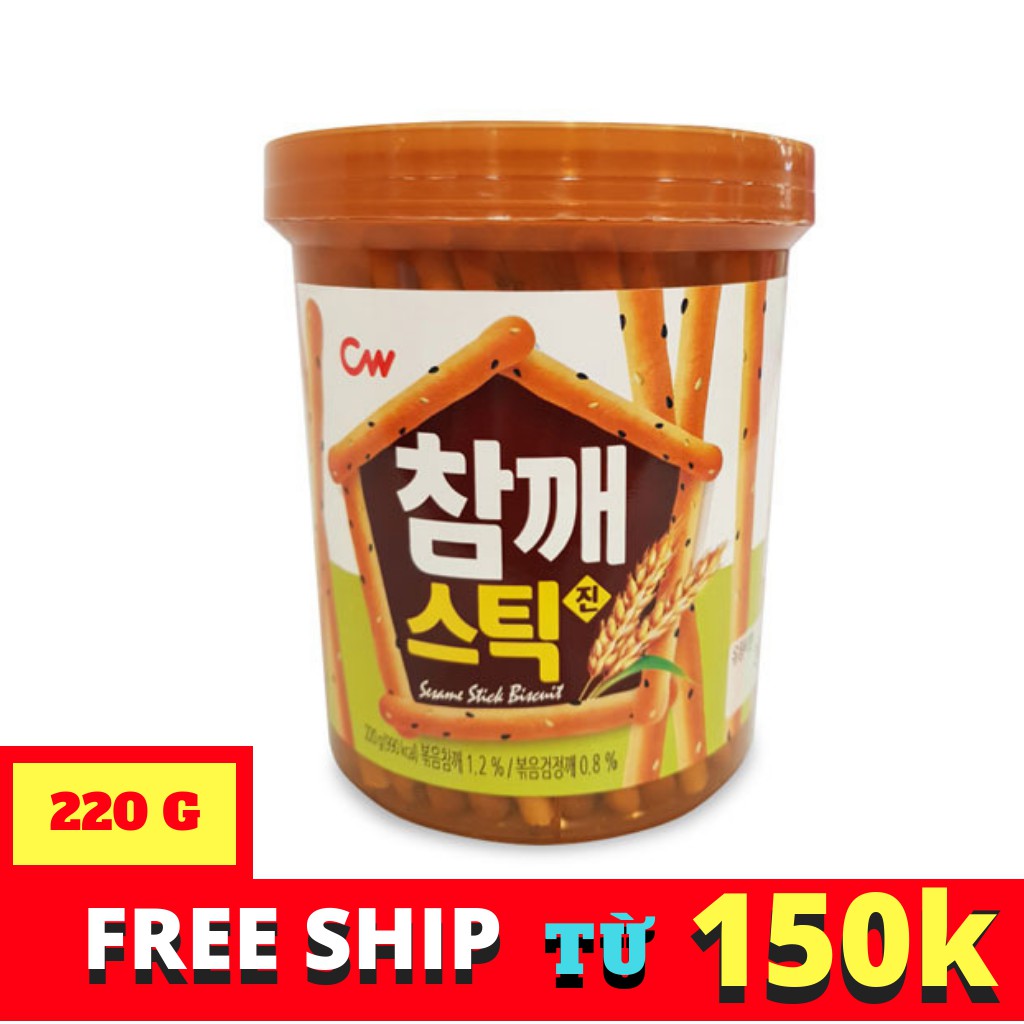 Bánh quy rắc vừng CW Hàn Quốc 220g