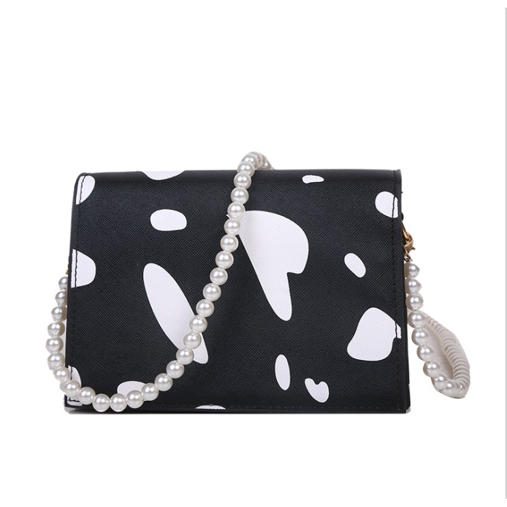 Túi xách đeo chéo hình vuông nhỏ gọn màu trơn kiểu dáng thời trang