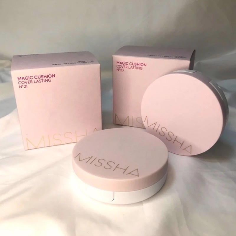 Phấn Nước Che Phủ Tốt, Lâu Trôi Missha Vỏ Hồng Magic Cushion Cover Lasting SPF50+/PA+++