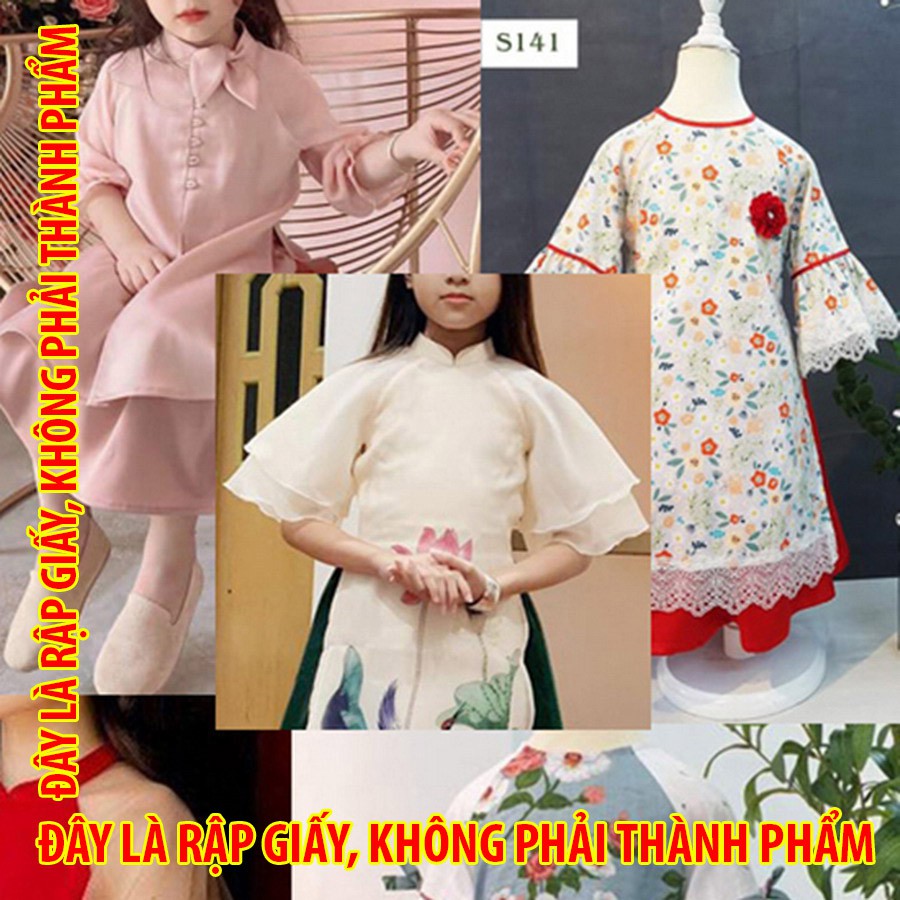 Rập giấy TC021 - Combo Tay Áo dài TC018-19