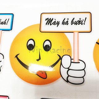 Logo nổi,icon mặt cười,tem cảnh  báo