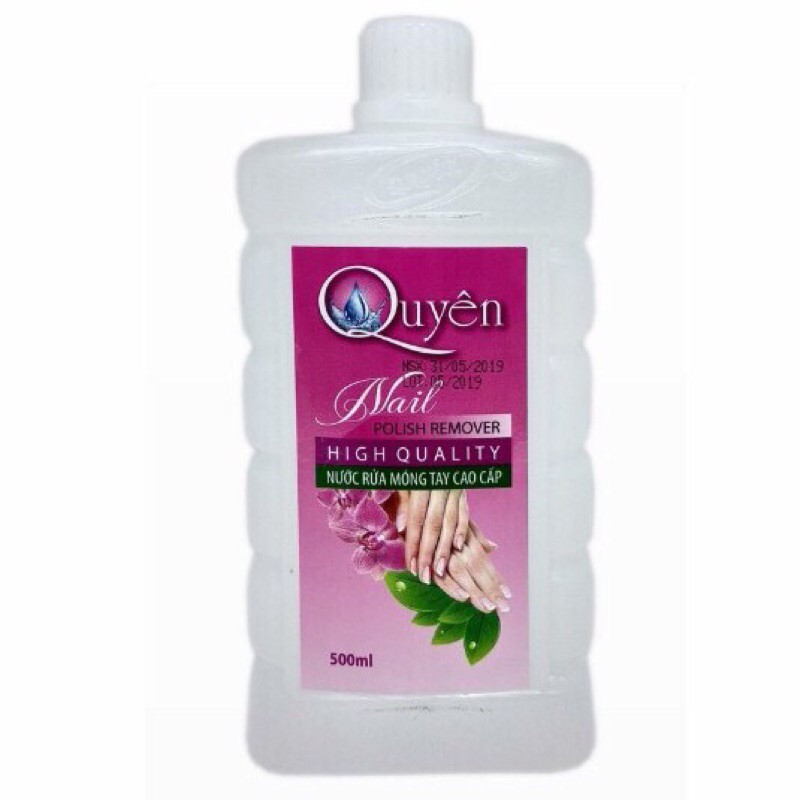 Nước rửa nail cao cấp Quyên chai 500-1000ml