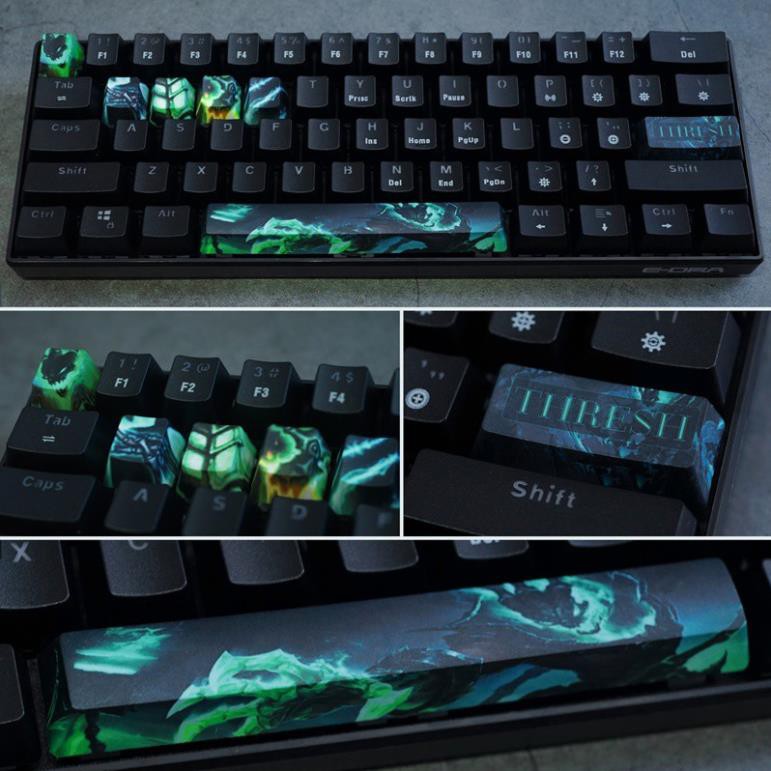 SET KEYCAP SKILL TƯỚNG LOL ĐỘC QUYỀN Q-W-E-R-ENTER-ESC-SPACE