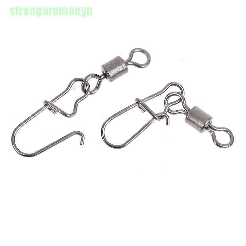 [onyu] Set 200 Khuyên Xoay Câu Cá Bằng Thép Không Gỉ