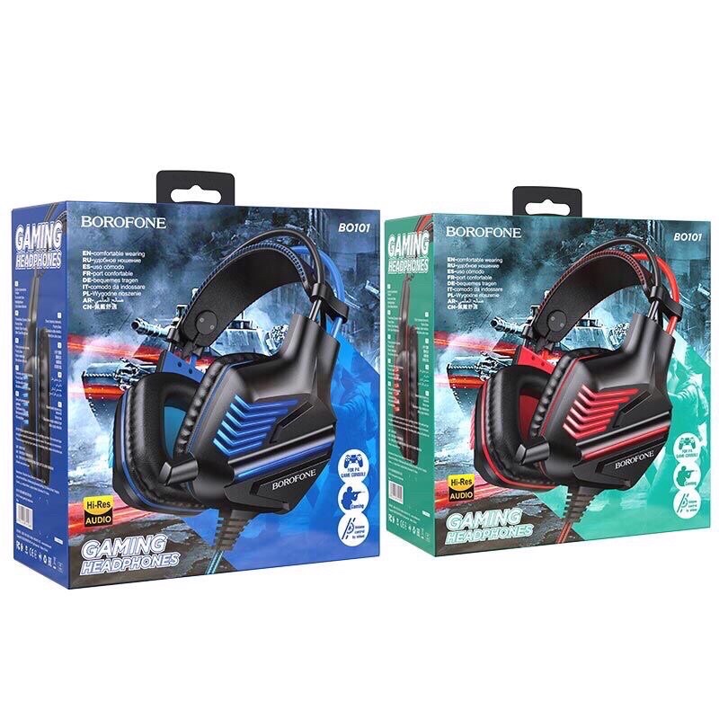 Tai nghe chụp tai có míc chơi game chính hãng Borofone Bo101