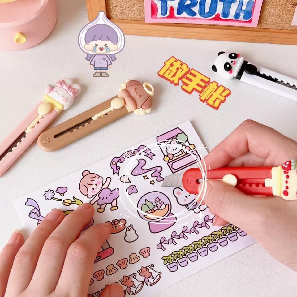 Dao Rọc Giấy Dao Cắt Giấy Hình Thú Hoạt Hình Cute Đẹp, Dễ Thương