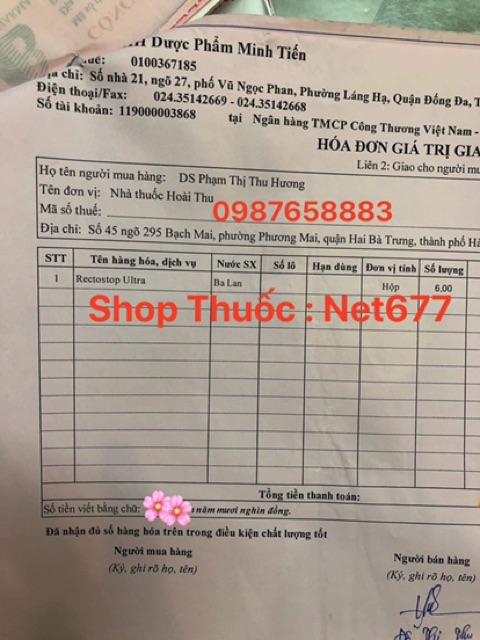 [Chính Hãng] Rectostop Ultra - Hỗ trợ phụ nữ mang thai , sau sinh ( Ba Lan)