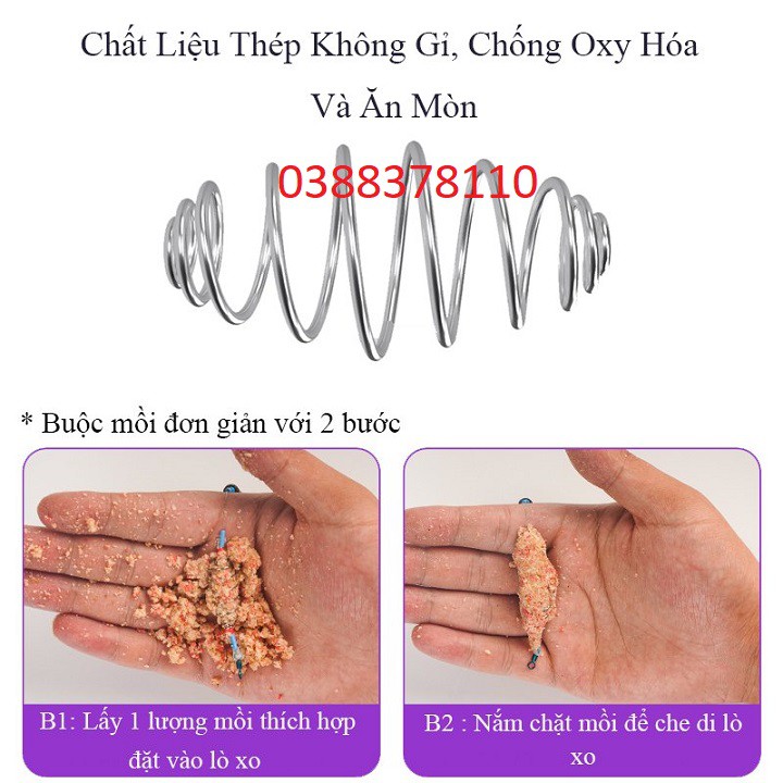 Bộ 2 Dây Trục Câu Đài Buộc Sẵn Cước Câu Cá Tàng Hình Kèm Hộp Đựng Cao Cấp