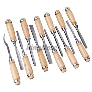 Set 12 Dụng Cụ Chạm Khắc Gỗ Cao Cấp