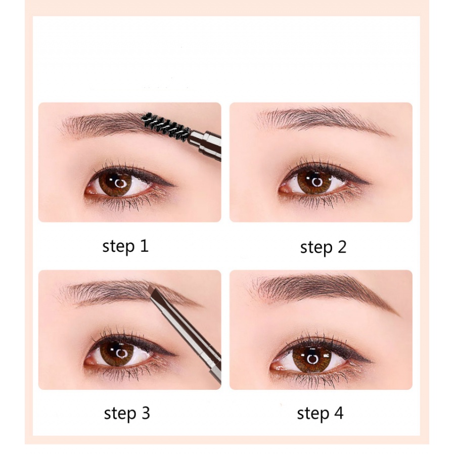 Bút Chì Kẻ Lông Mày Dnm Hai Đầu Tự Động Xoay 7 Màu Sắc Tùy Chọn | BigBuy360 - bigbuy360.vn