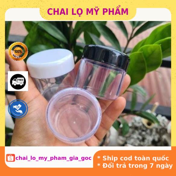 Hủ Đựng Kem ❤ GIÁ TỐT NHẤT ❤ [100c] Hủ nhựa trong 30g đựng kem, chiết mỹ phẩm , phụ kiện du lịch