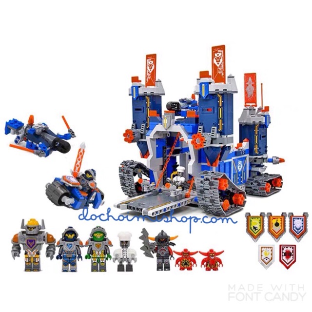 Có sẵn 🌟🌟 Lắp Ráp Pháo Đài Hiệp Sĩ Nexo Knights Bela 10490 🌟🌟