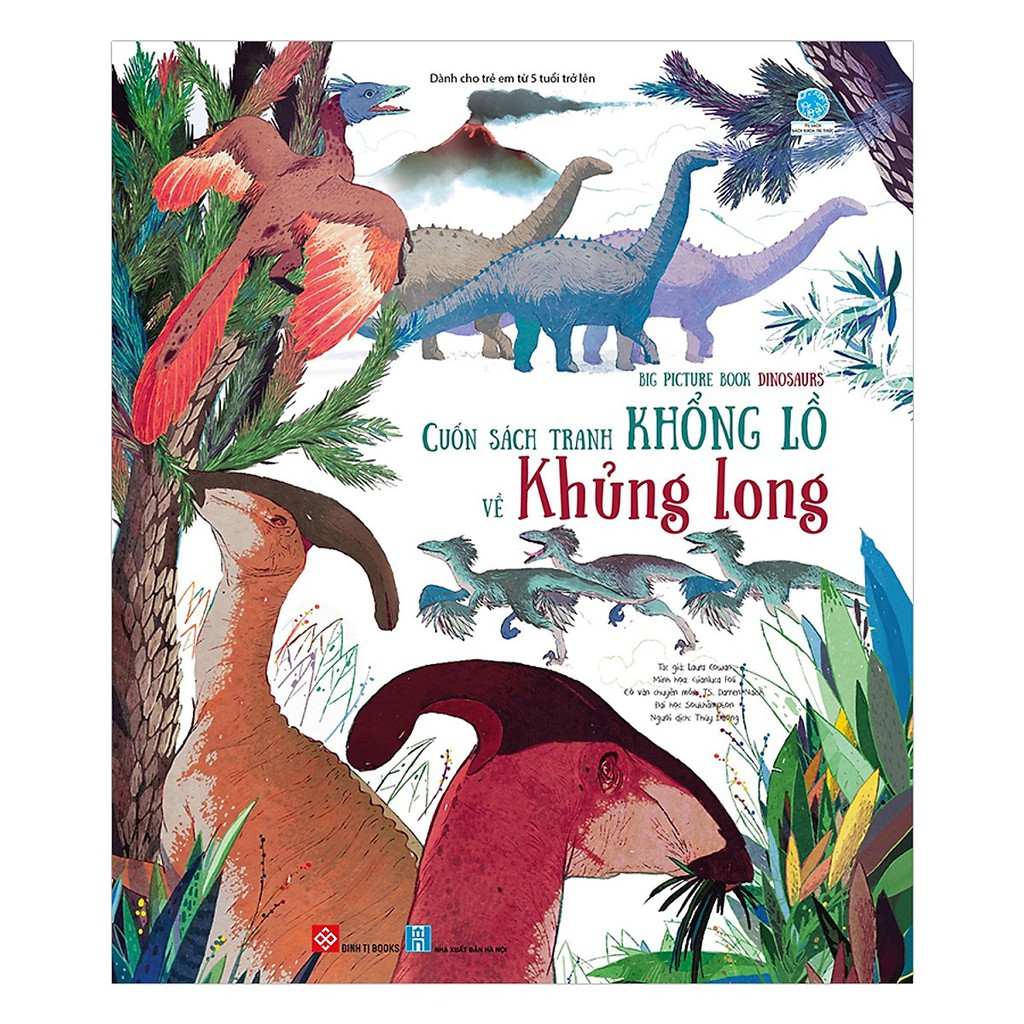 Sách - Big Picture Book Dinosaurs - Cuốn Sách Tranh Khổng Lồ Về Khủng Long