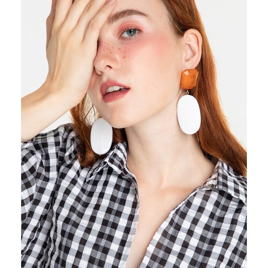 Áo sơ mi Oversize tay dài của HNOSS Size M