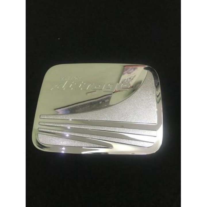 Bệ bước chân, nẹp bước chân inox trong ngoài, chén hõm cửa, ốp tay, nắp xăng xe Mitsubishi Attrage 2015-2019