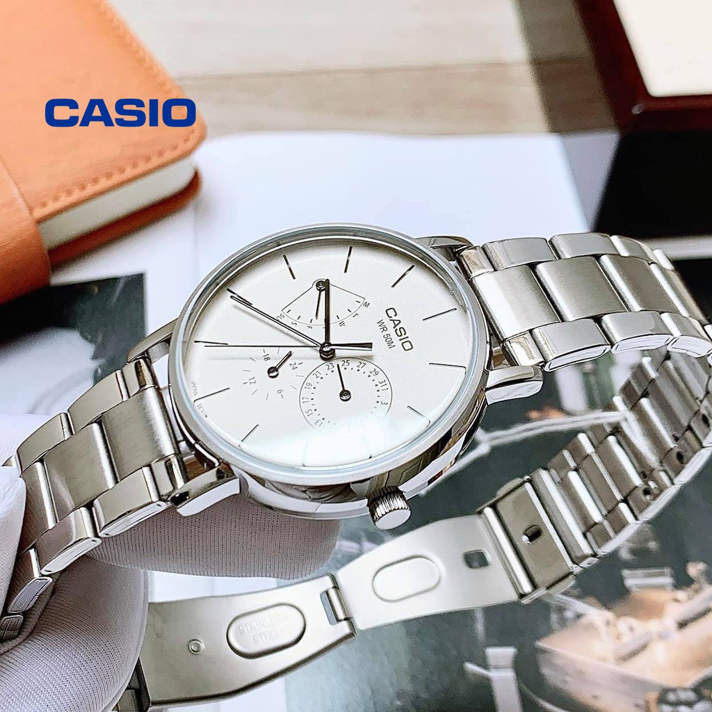 [Mã FARSBR243 giảm 15% đơn 249K] Đồng hồ nam CASIO MTP-E320D-9EVDF chính hãng - Bảo hành 1 năm, Thay pin miễn phí