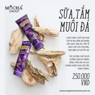 Sữa tắm muối đá trắng da Mocha