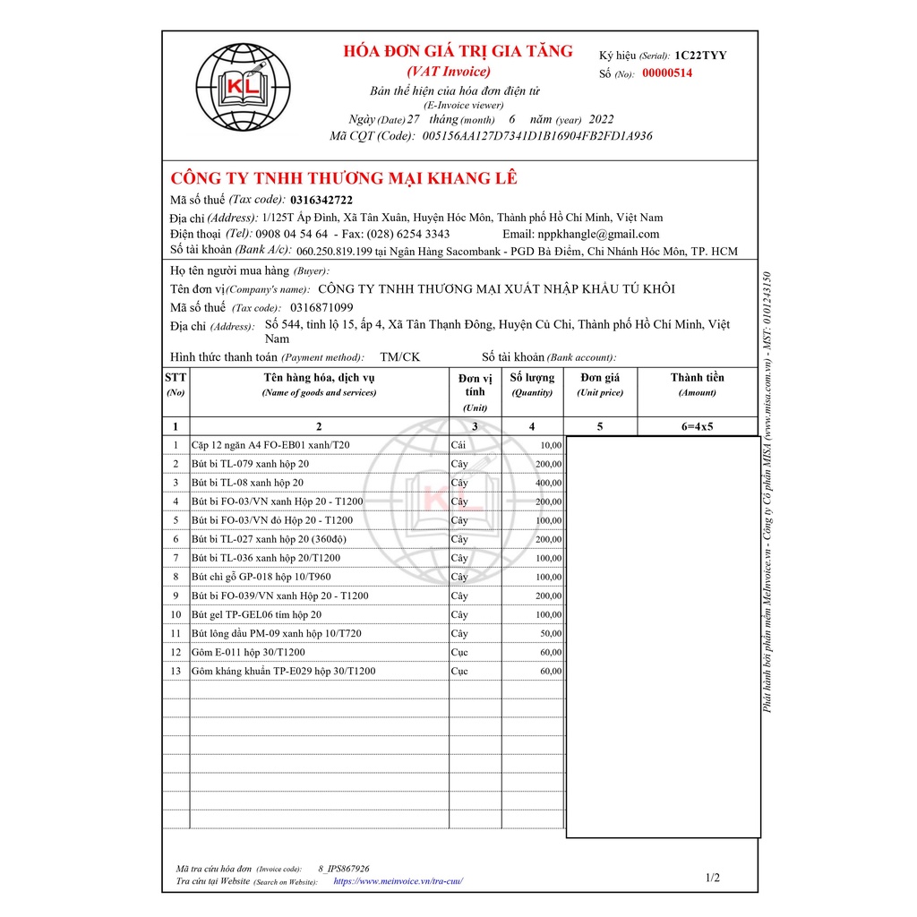 Cặp đựng hồ sơ, tài liệu 12 ngăn Flexoffice FO-EB01