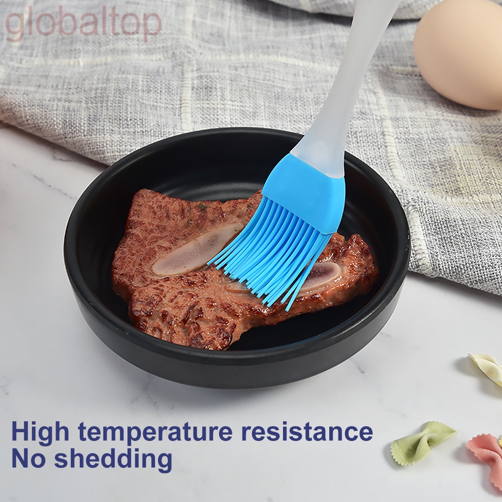 Silicone Chổi Phết Dầu Nướng Bbq Bằng Silicon Chịu Nhiệt Có Tay Cầm Tiện Dụng