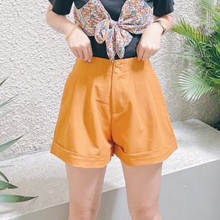 Quần Short Ngắn 2 Nút - Màu Vàng 🎀 Basic Short 🎀 - bynhien.boutique