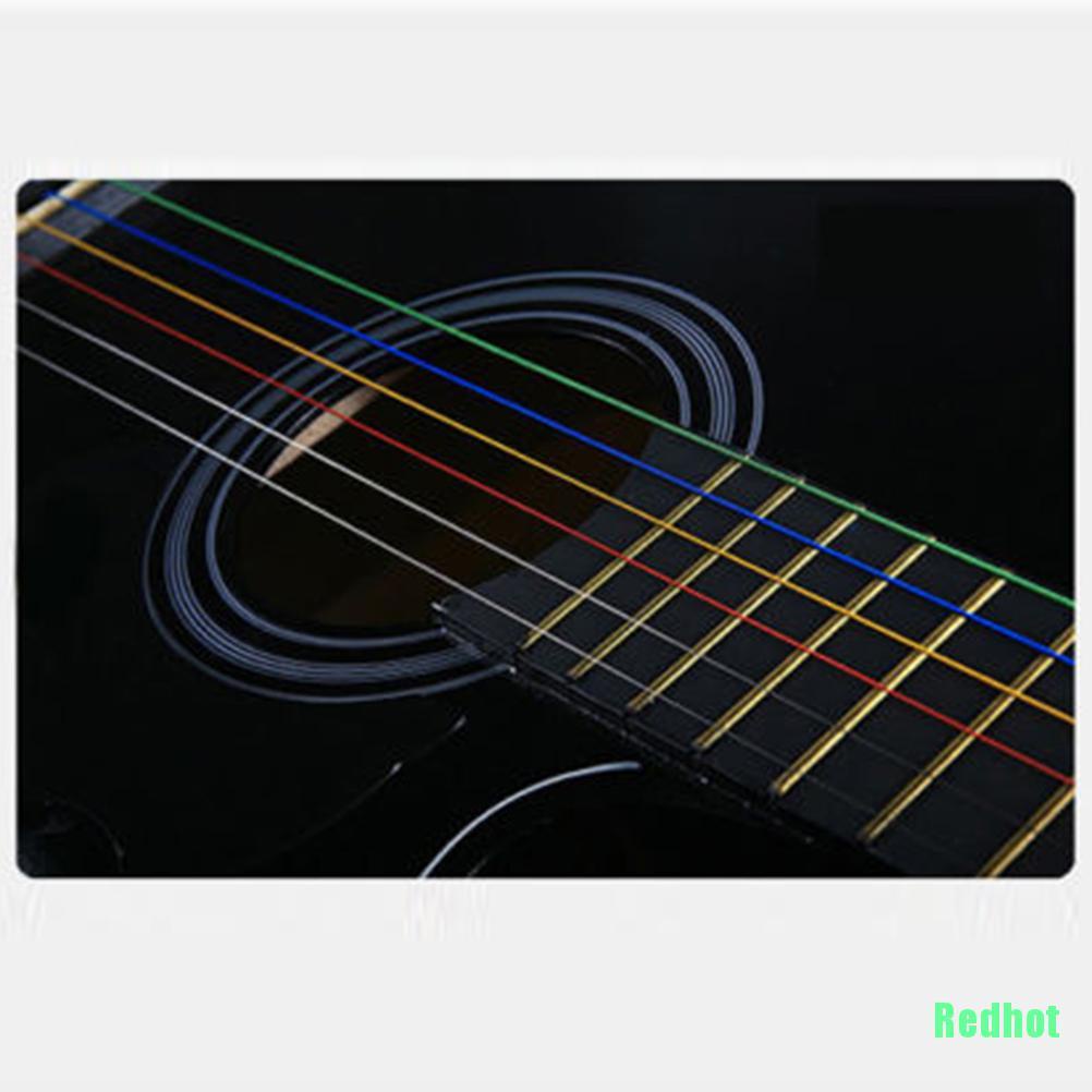 Bộ 6 Dây Đàn Guitar Acoustic Nhiều Màu Sắc