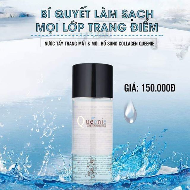 Dầu tẩy trang Queenie bí quyết làm sạch lớp trang điểm!