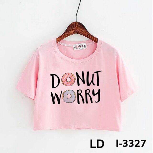 Áo croptop Donut bánh ngọt LDU0319