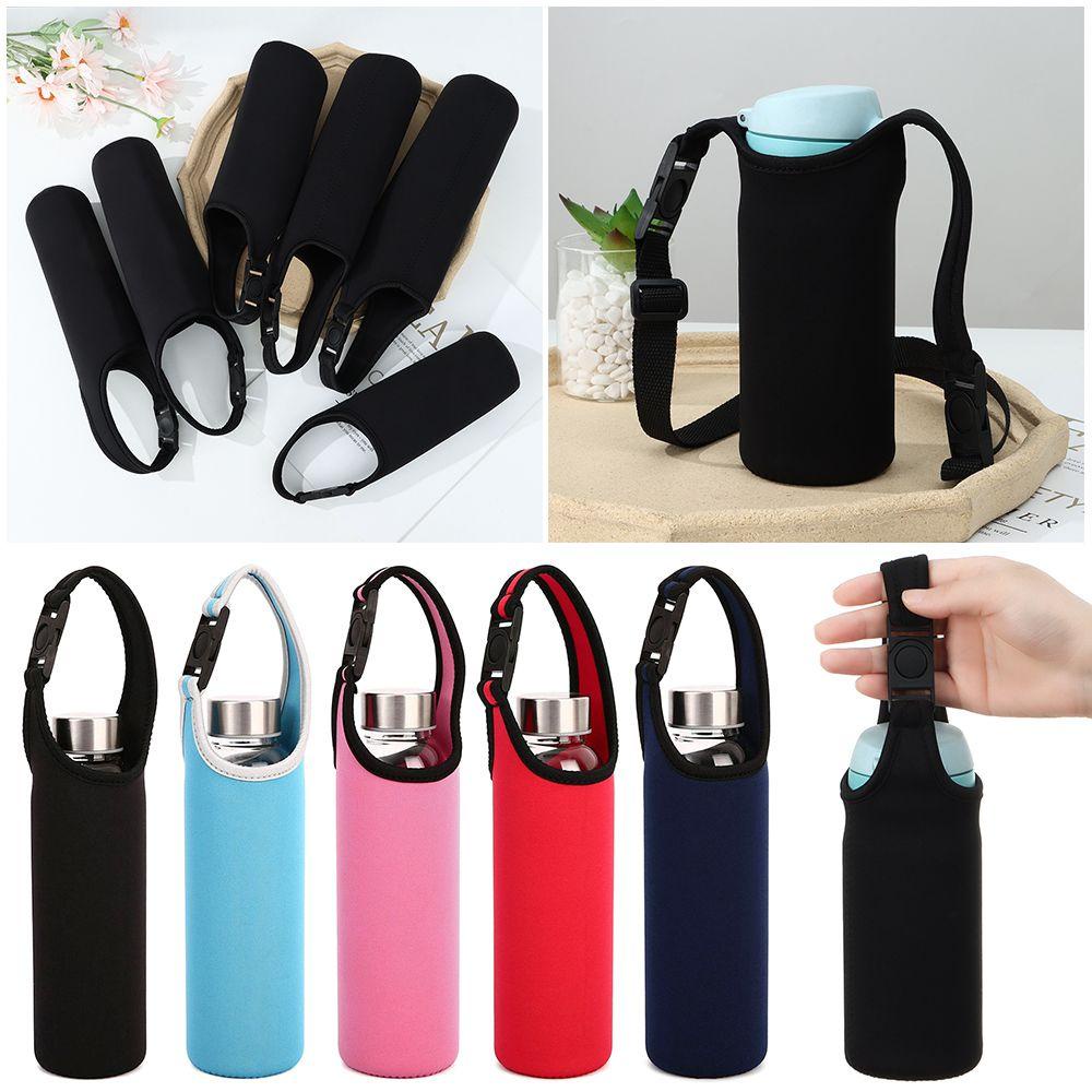 LONTIME Vỏ Bọc Bình Nước Thể Thao Có Dây Đeo Tùy Chỉnh Tiện Dụng Ốp