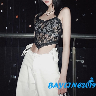  Áo dây croptop ren hoa gợi cảm cho nữ