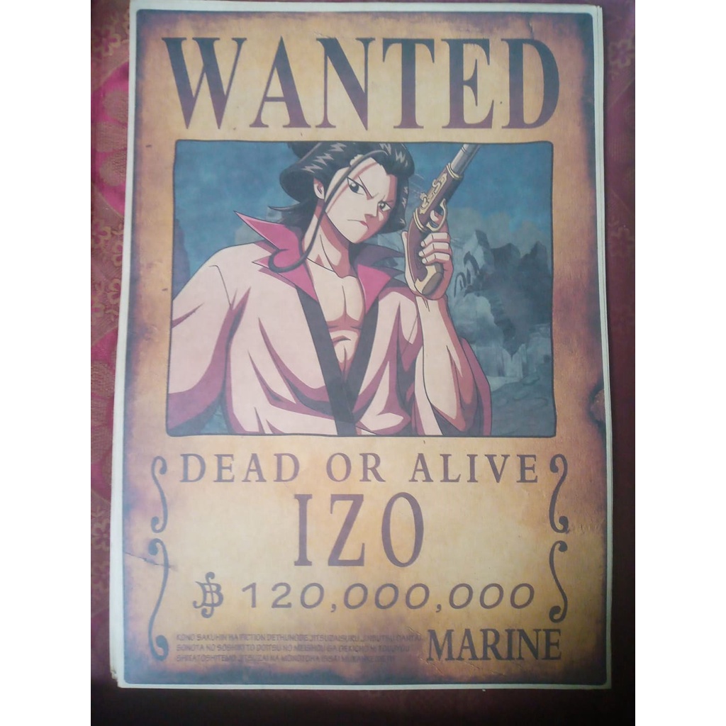 Poster One Piece với 100 mẫu độc đáo tùy chọn kích thước lớn 53x35cm (tiếp)