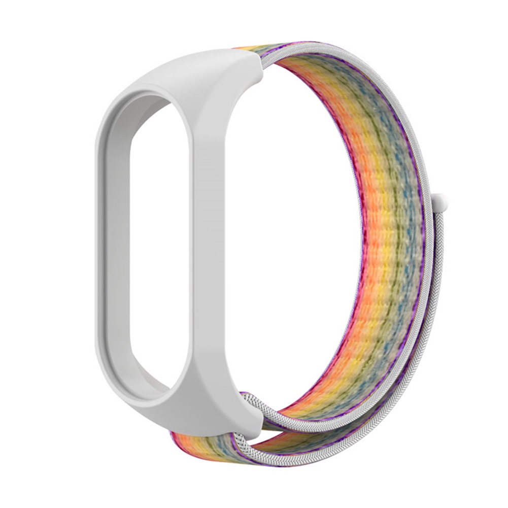 Dây Đeo Đồng Hồ Thể Thao Bằng Nilon Mềm Khóa Dán Cho Xiaomi Mi Band 7 & 6 & 5 Miband 7/6/5