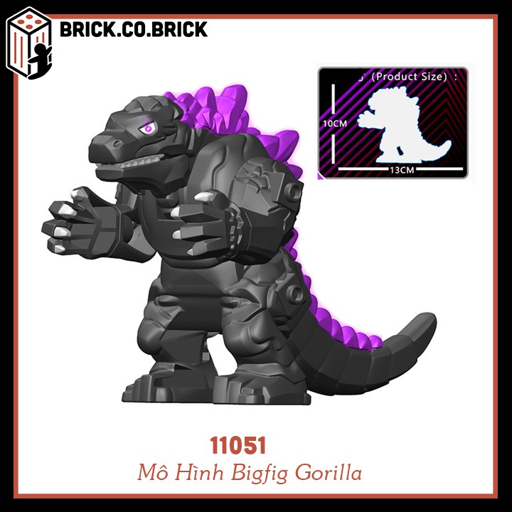 Lego Gorilla Đồ Chơi Mô Hình Lắp Ráp Bigfig King Kong Khỉ Đột - MỚI NHẤT -11053