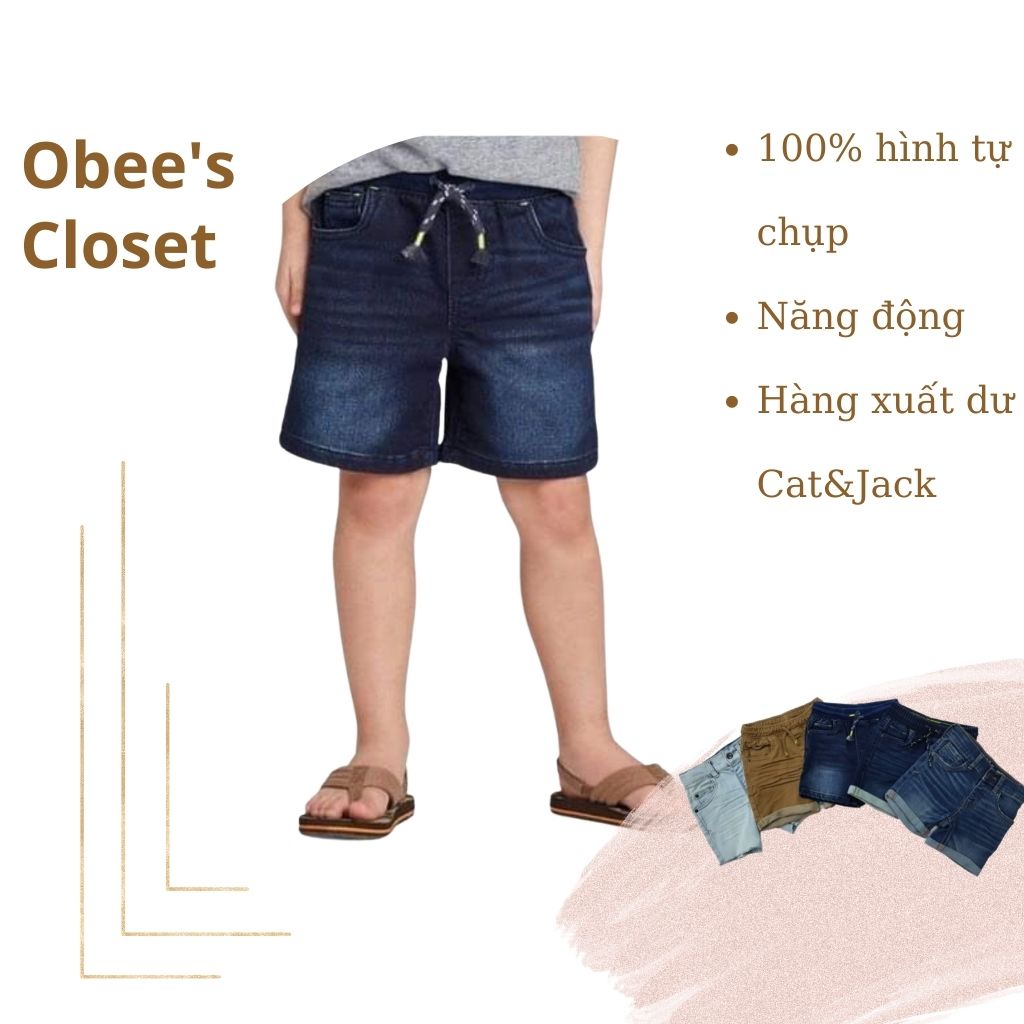Quần short jean bé trai Obee's Closet