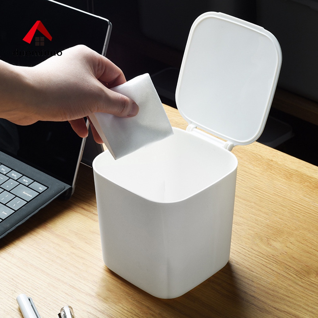 Giá Đỡ Thùng Rác Để Bàn Mini Sức Chứa Lớn Phong Cách Bắc Âu
