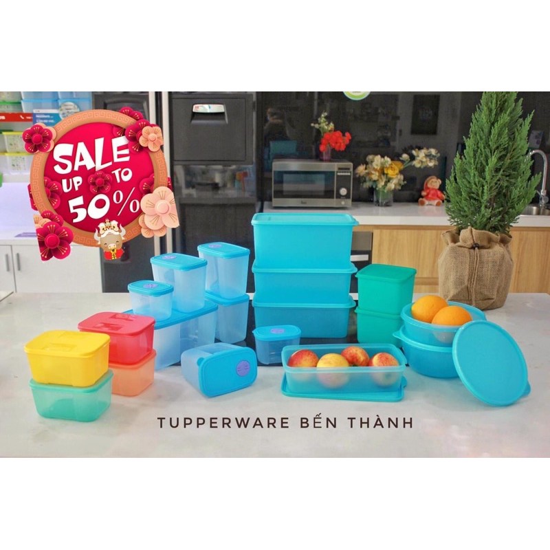Set trữ đông và  trữ mát Tupperware 19 hộp | BigBuy360 - bigbuy360.vn