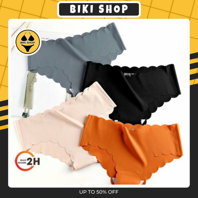 Quần lót nữ thun lạnh đúc su không đường may mặc trong váy dễ thương BIKI QL09