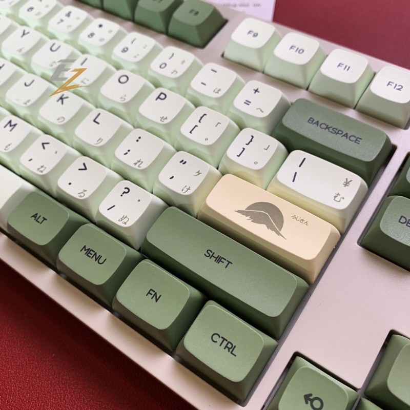 Bộ Keycap Matcha XDA Dye_Sub 124 Chuyên Dùng Cho Bàn Phím Cơ