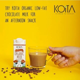 Sữa bò hữu cơ Koita dâu 200ml