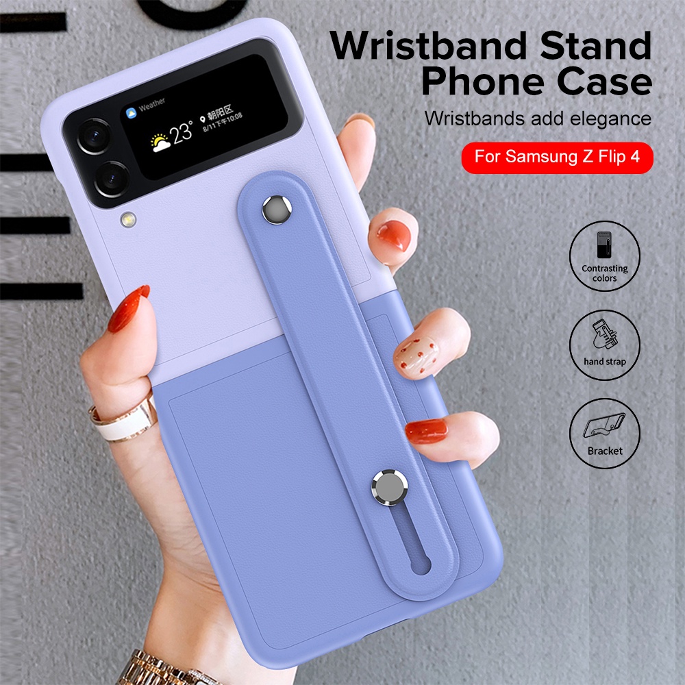 Bao Da Điện Thoại Siêu Mỏng Thời Trang Cho samsung galaxy z flip 4 5 5g flip5 Ốp