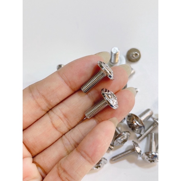 Bộ ốc dàn áo Salaya soạn sẵn xe Exciter 135, ex150, ex155, ex10…chất liệu inox 304 không gỉ