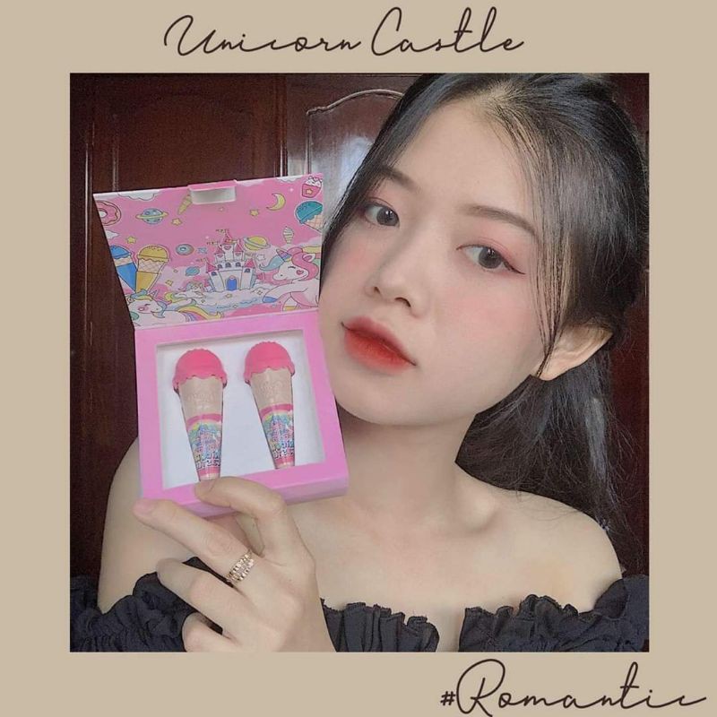 [ bao giá thị trường ] set 2 son que kem uniconrn caltes | được chọn màu