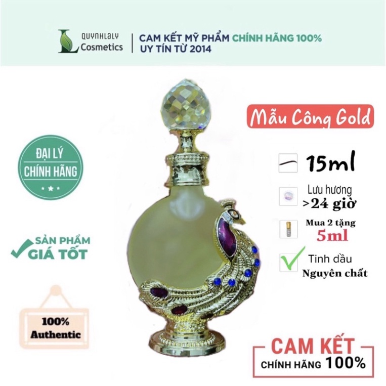 [Chính Hãng] Tinh dầu DUBAI CÔNG NHỎ 15ml