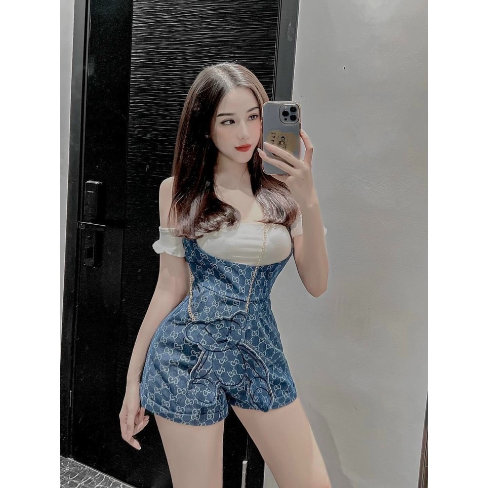 Set Đồ Nữ Áo Yếm Phong Cách Tươi Trẻ Năng Động Cho Nàng Đi Chơi Đi Tiệc Thoải Mái Thời Trang Nữ Xm Minh Phúc