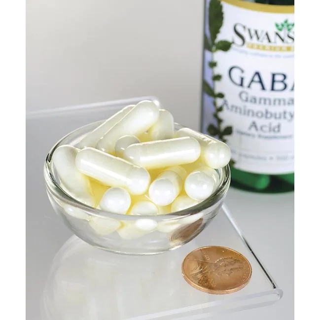 Viên uống Swanson GABA 500mg 100 viên hỗ trợ trí não giảm căng thẳng Cosin Store