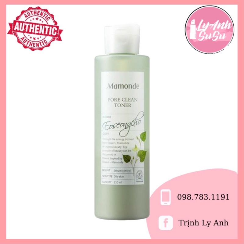 Toner diếp cá Mamonde Pore Clean 250ml