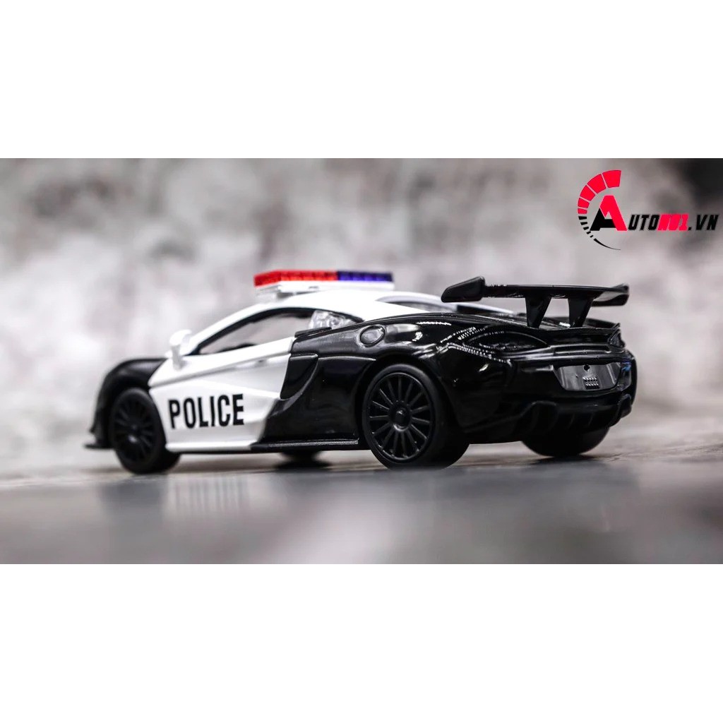 MÔ HÌNH XE MCLAREN 570S POLICE 1:36 JACKIEKIM 7604