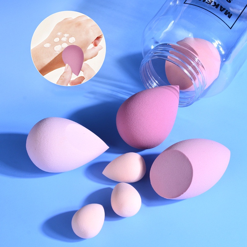 Set 7 Bông Trang Điểm Sevich Dùng Ướt Và Khô Tiện Dụng Chất Lượng Cao