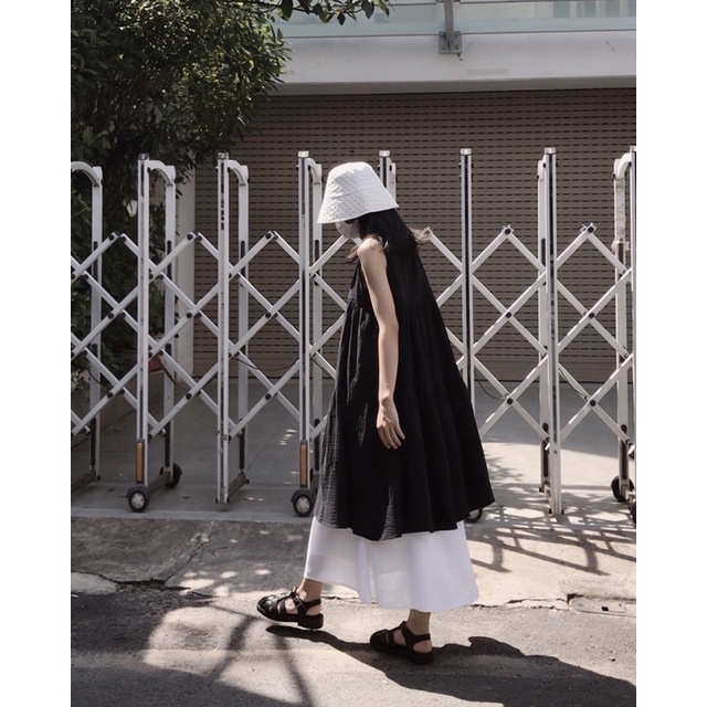Đầm tầng muslin