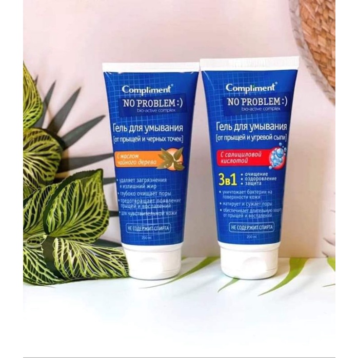 Sữa rửa mặt NO PROBLEM Compliment chứa Salicylic Acid, Tea Tree 200ml | BigBuy360 - bigbuy360.vn