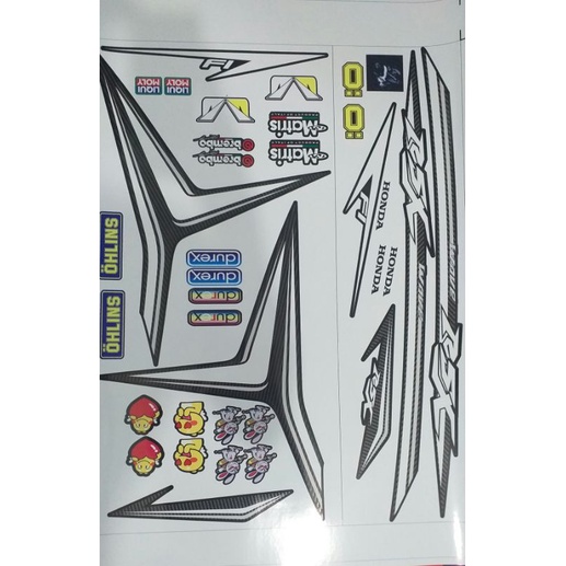 Tem rời dán xe wave rsx 2017